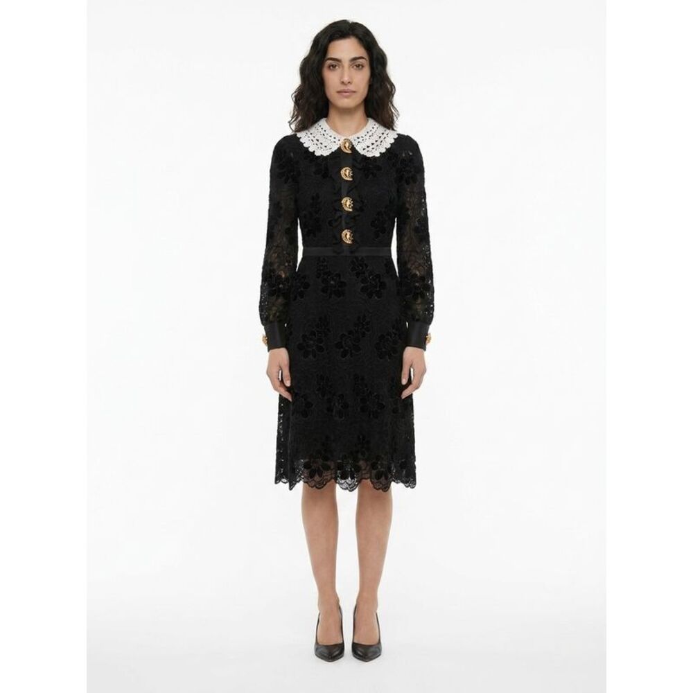 Dolce & Gabbana Black Polyester Cocktail Women's Dress
